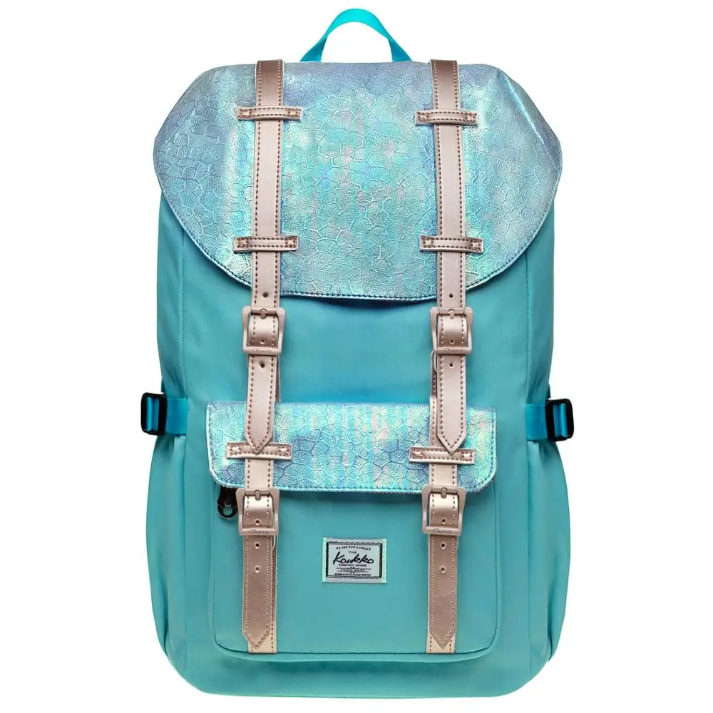 KAUKKO Schoolbags Women Men Student 15 Inch Backpack for 12 "Notebook Casual Daypacks, 40 * 25 * 14 cm, 14 L, Mini