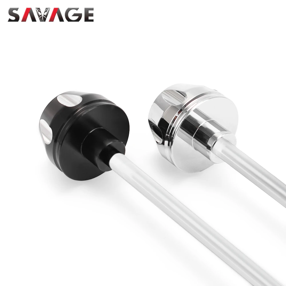 Front Axle Fork Crash Slider Caps For Harley FAT BOY SOFTAIL STANDARD 2018-2021 SPORT GLIDE Motorcycle Wheel Falling Protector |