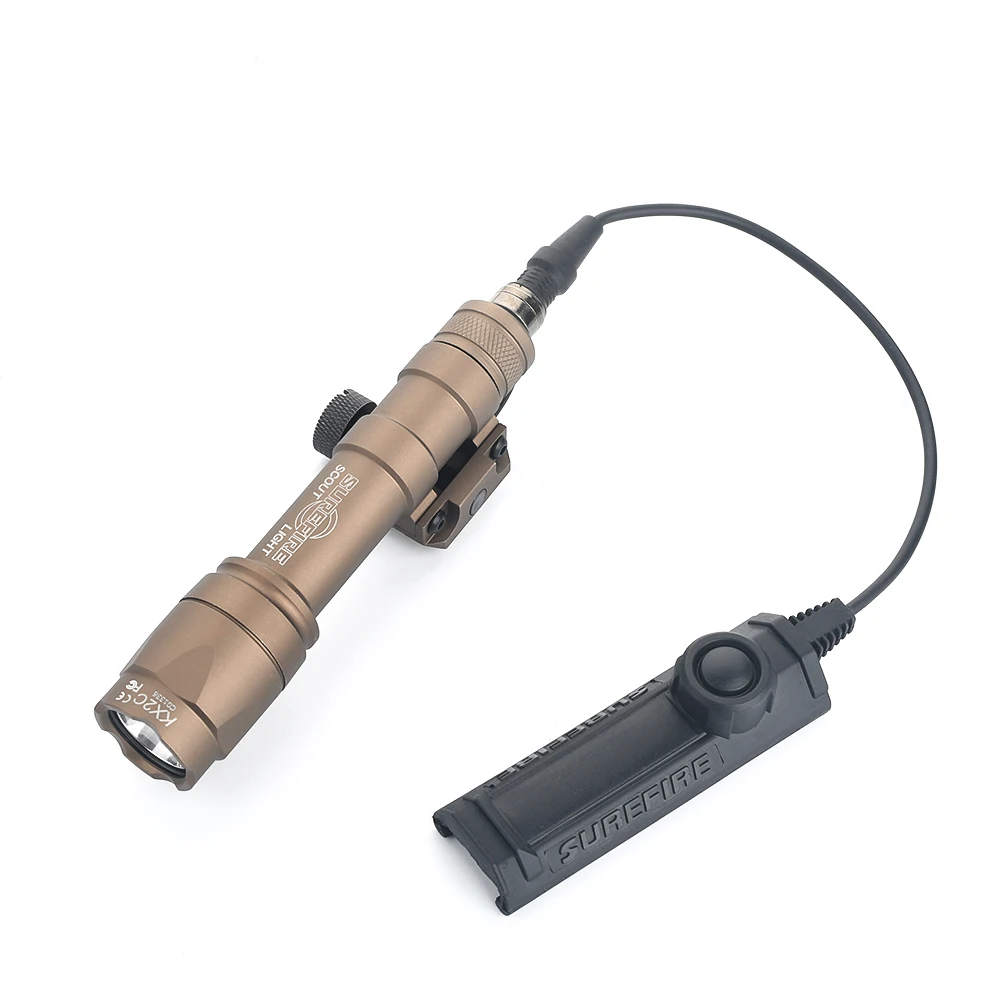 Miglior Airsoft Arma Luce Surefir M600C Scout Torcia LED 340 Lumen Caccia M600 Lanterna Interruttore A Nastro A Doppia Funzione Misura Picatinny