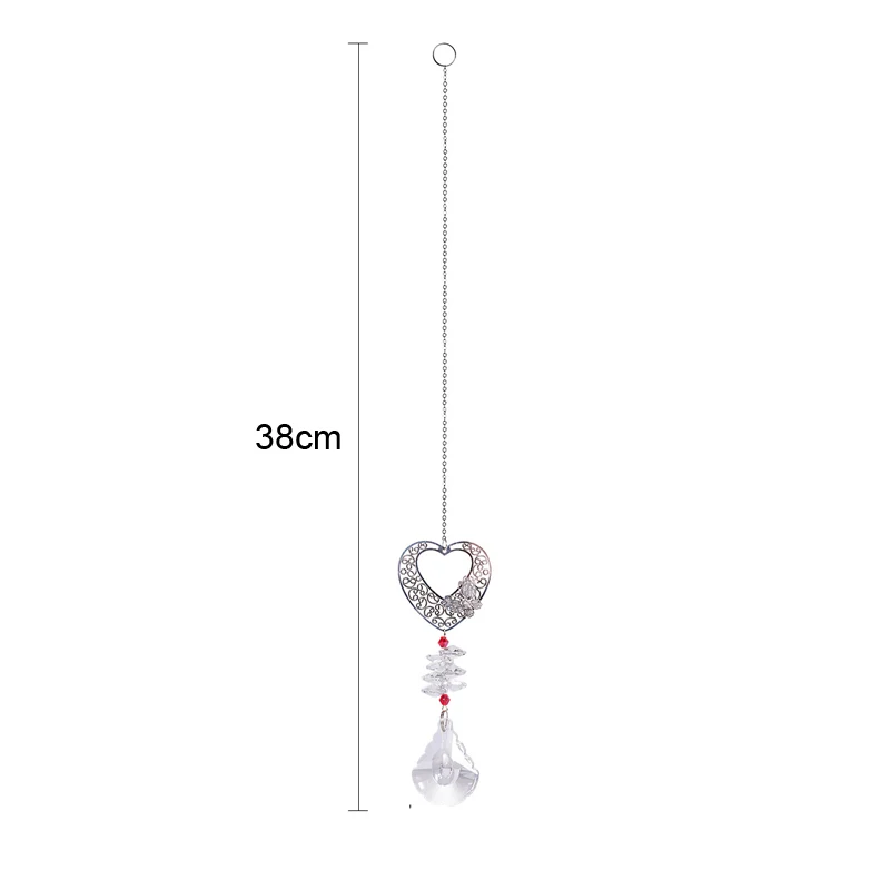 Ручная работа сердце Бабочка Ловец снов хрустальный шар призма кулон