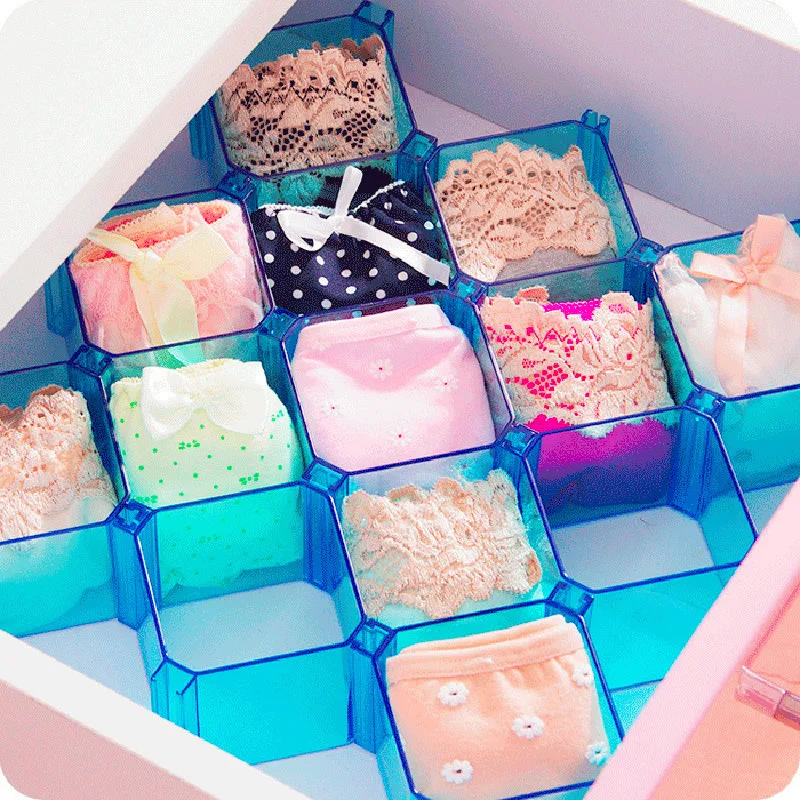 

6 шт. коробка для хранения без сотовых сот, Коробка Для Хранения нижнего белья, коробка для хранения с сотовыми перегородками, коробка для хр...