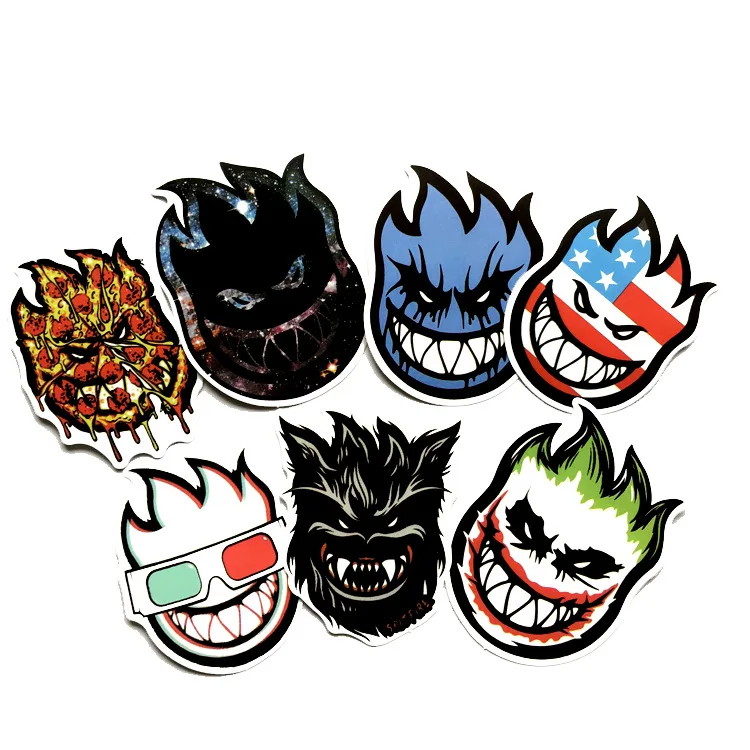 18 шт./компл. наклейки на скейтборд доску для серфинга скейта самоката мобильного