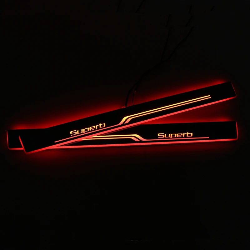 CARPTAH отделкой педаль автомобиля внешние Запчасти светодиодный порога Накладка