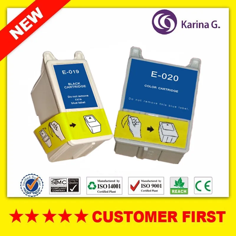 Совместим с чернильным картриджем T019 T020, подходит для принтера Epson Stylus Color 880 880i