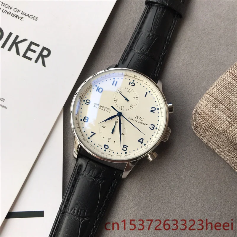 

IWC watch men's skeleton automatic mechanical AAA watch gold skeleton retro men's women watch quartz watch