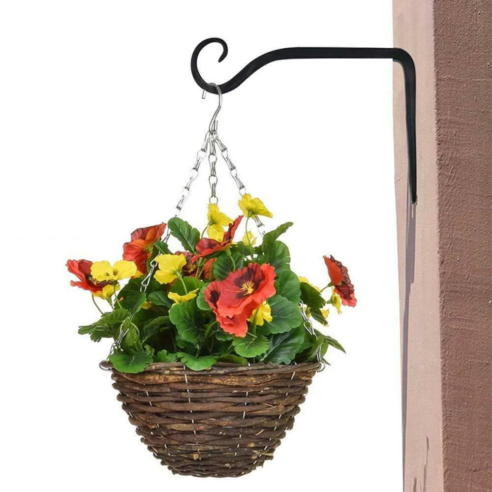 Настенная полка домашний декор черный настенный кронштейн плантатор фонарик