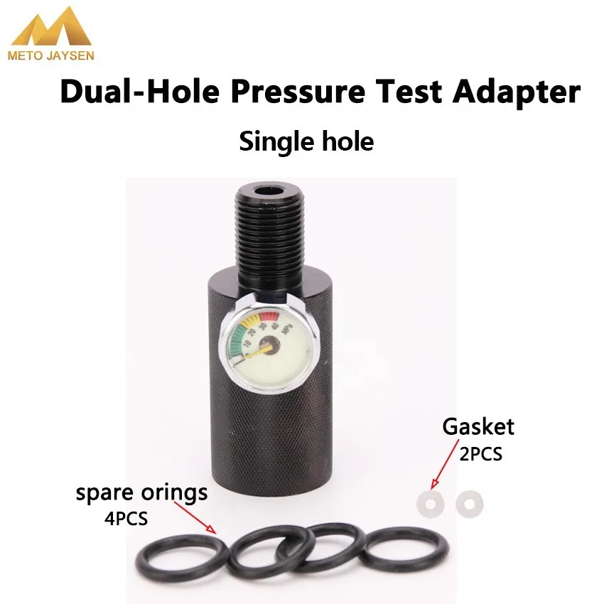 Пейнтбол ВВС PCP двойное отверстие давление воздуха тестовый адаптер разъем