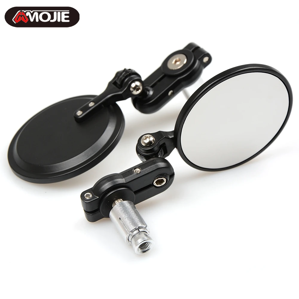 

Universial 8mm 10mm Rearview Mirrors Motorcycle Black ABS Plastic Rotatable HD Vision Side Mirrors Rear View Mirrors Accessories