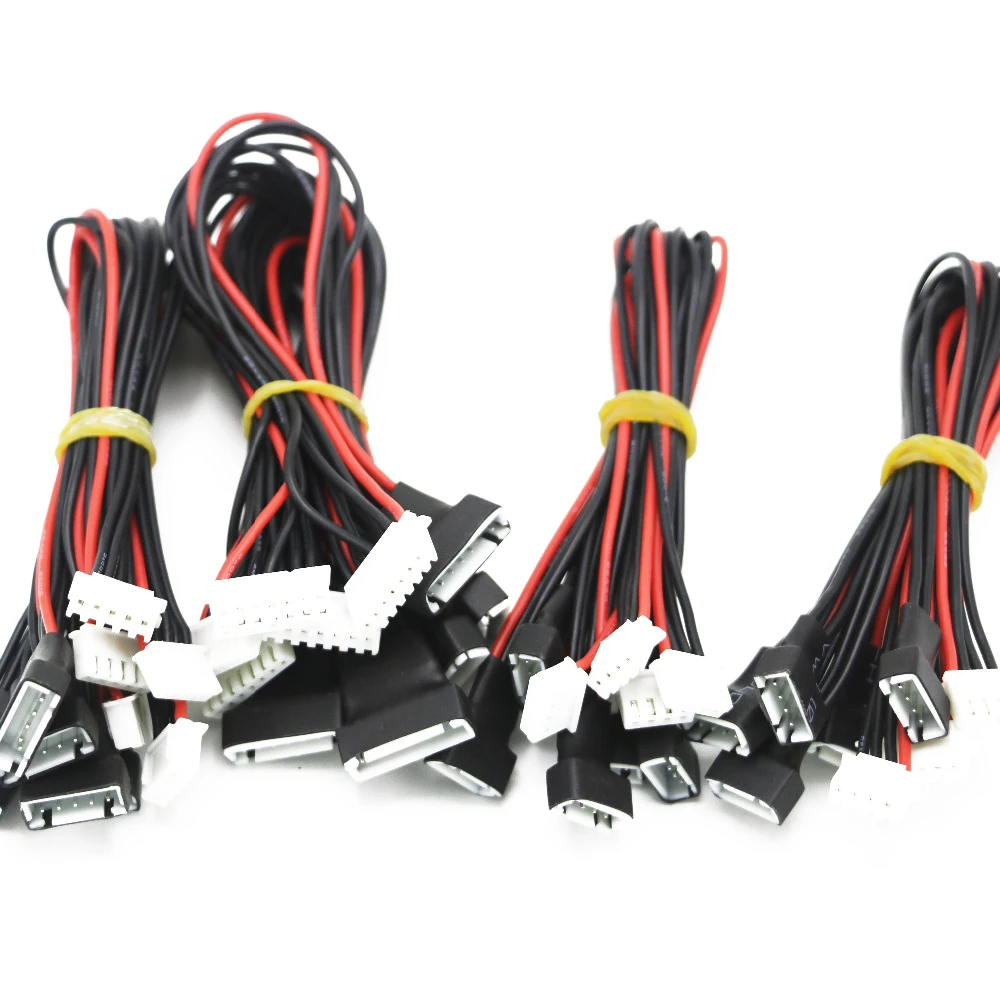 5 шт./лот JST XH 2S/3S/4S/6S 20 см 22AWG баланса Lipo провод удлинитель зарядки кабель Шнур для RC