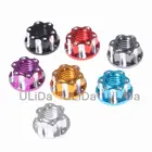 Новые 4 шт. сплав M4 резьба дизайн шестиугольные гайки для HSP Sakura D3 D4 110 RC пульт дистанционного управления автомобильные аксессуары