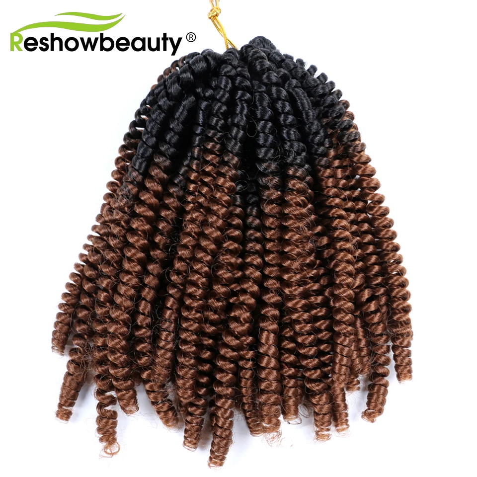 Весна Твист крючком коса Наращивание волос Синтетические твист пряди для