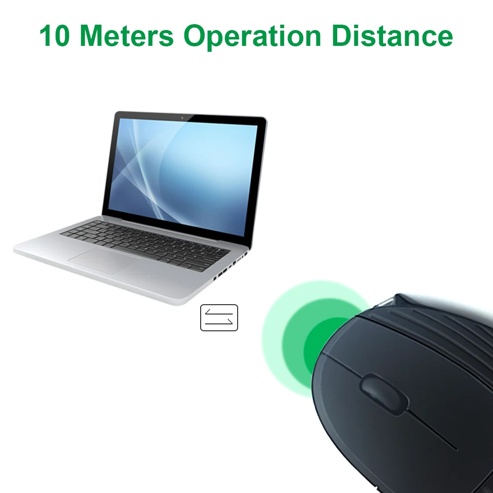 SUNGI хорошее качество 2 4 GHz беспроводная компьютерная мышь Вертикальная