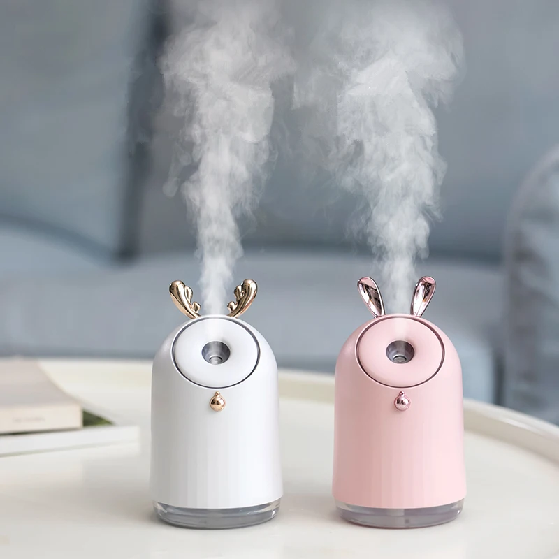

KBAYBO Cute Air Humidifier USB Ultrasonic Aroma Essential Oil Diffuser 800mAh Built-in battery Rechargeable Fogger Mist Maker