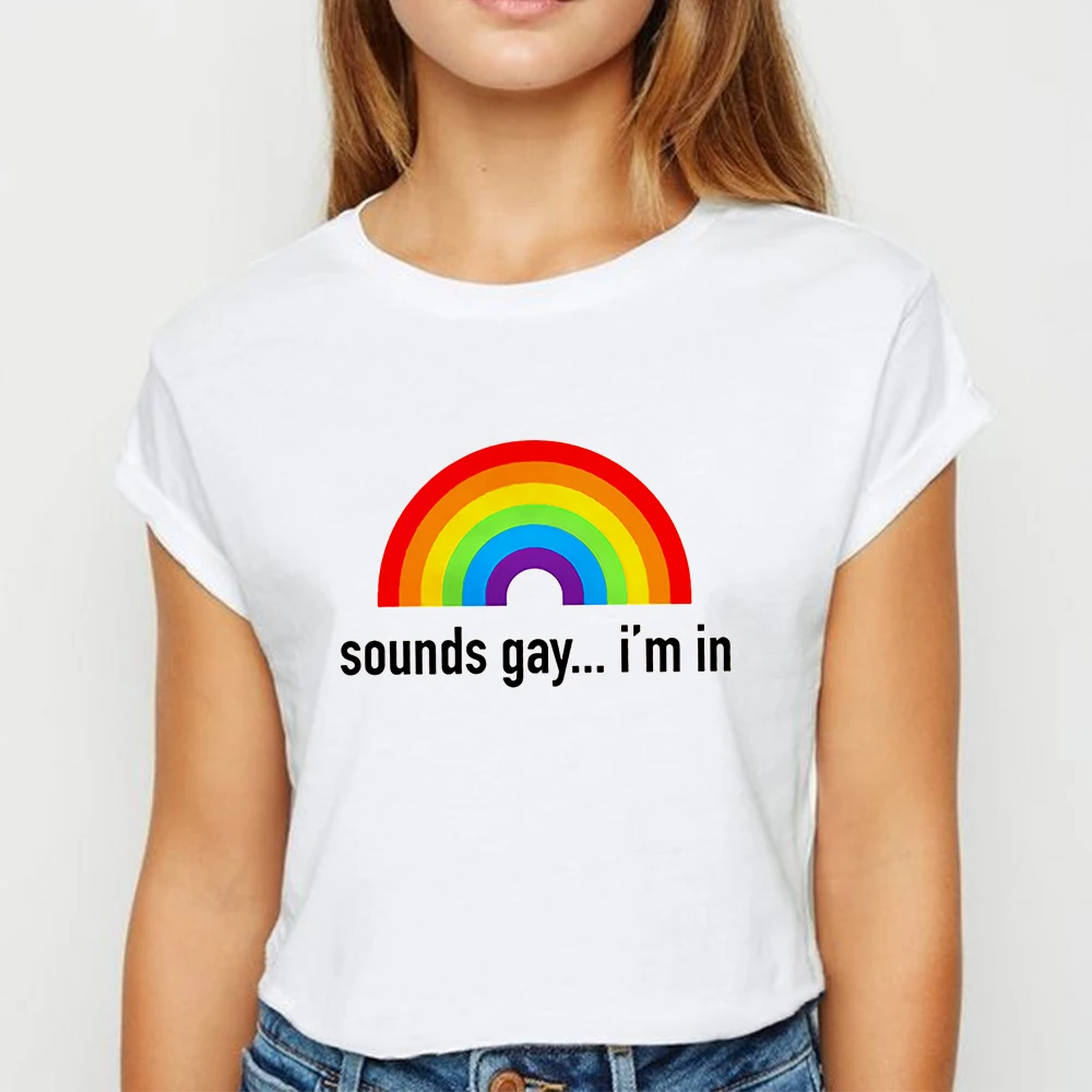 Новая футболка женская с круглым вырезом и надписью I'm in сезон весна-лето |