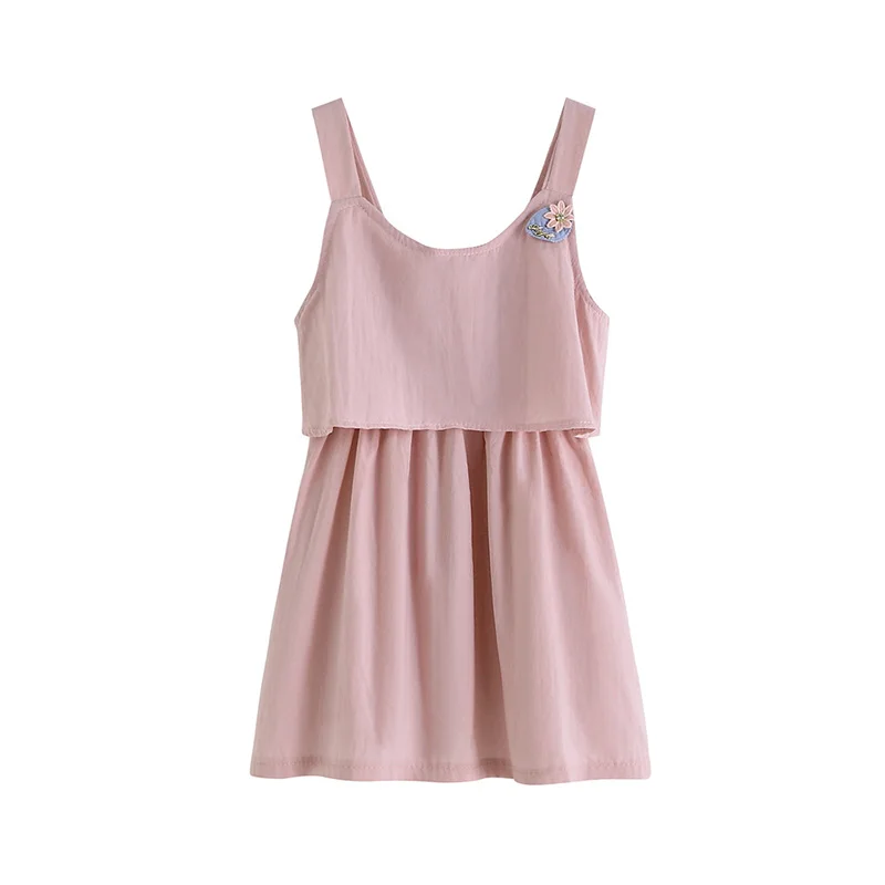 Summer Baby Girls Chiffon Dress Adorable Casual Kids Sleeveless Sling Dresses 1-5 Years | Детская одежда и обувь