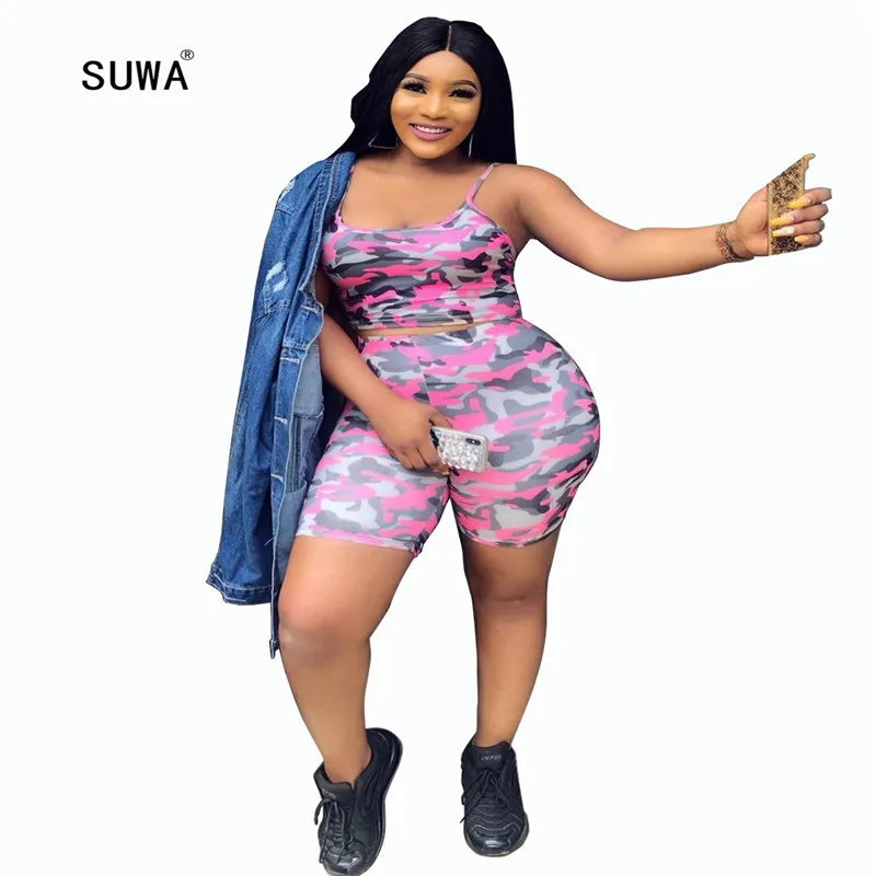 

2020 New Popular Came Casual Young Energy Daily Regular Short Sleeve Top Short Pants Tracksuits Slim Women 2 Two Piece Set