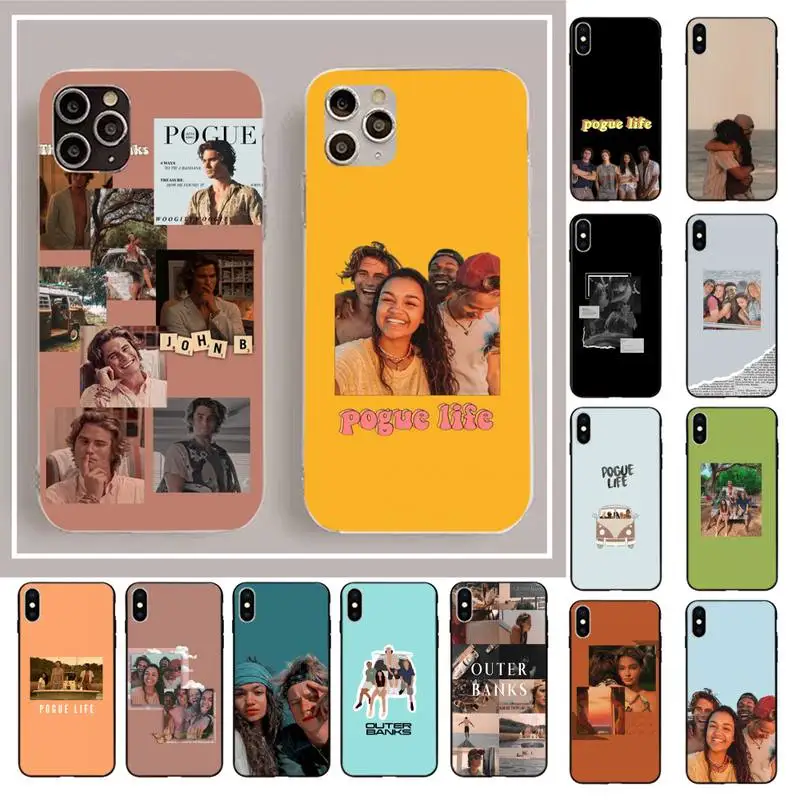 

MaiYaCa Outer Banks Livin' the Pogue Life Phone Case for iPhone 11 12 pro XS MAX 8 7 6 6S Plus X 5S SE 2020 XR cover