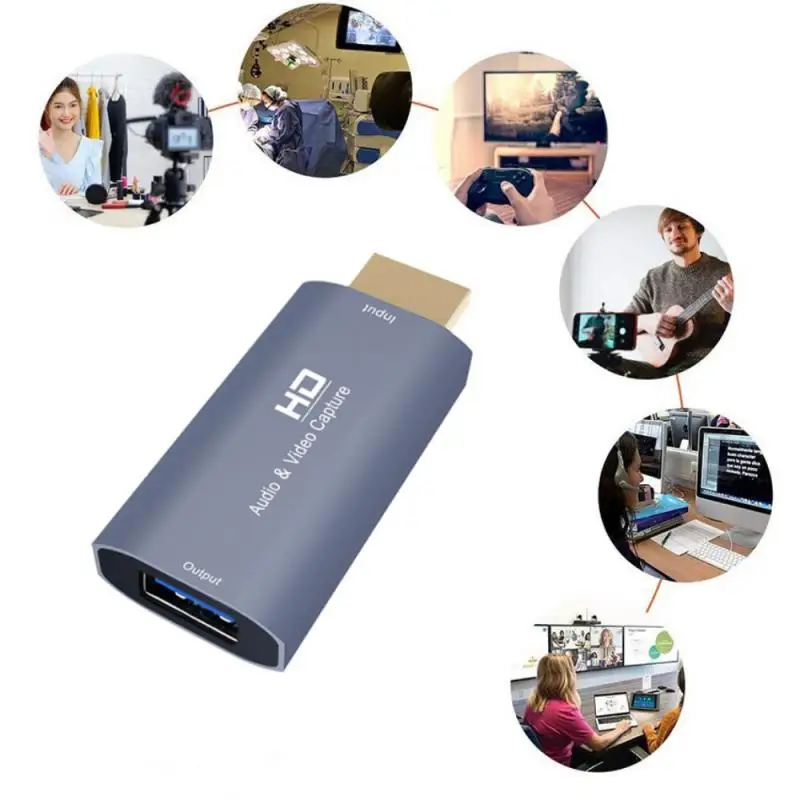 4K захват видео USB HDMI-совместимая карта запись коробка для PS4 DVD видеокамера живой