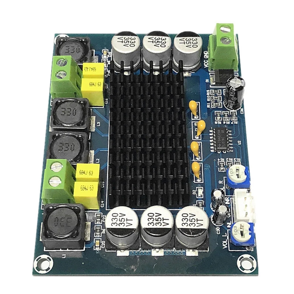 Двухканальный высокомощный цифровой усилитель мощности 2*120 Вт | Электроника