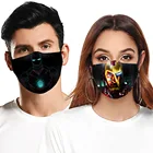 Смешные маски для косплея взрослых на Хэллоуин, полотенце для лица с супергероями, пылезащитная многоразовая хлопковая маска для женщин и мужчин на Рождество, уличная маска