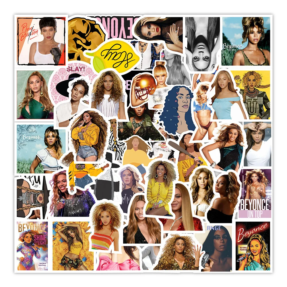 Pegatina impermeable para el maletero del coche, decoraci&oacute;n con grafiti de Beyonce, personaje de serie americana, novedad de 2021, venta al por mayor-1