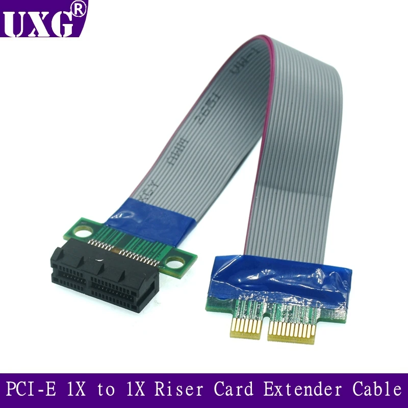 

Новое поступление, PCI Express, гибкий релокатор кабеля, PCI-E 1X на 1x слот, Райзер, карта расширения, удлинитель, лента для майнинга биткоинов