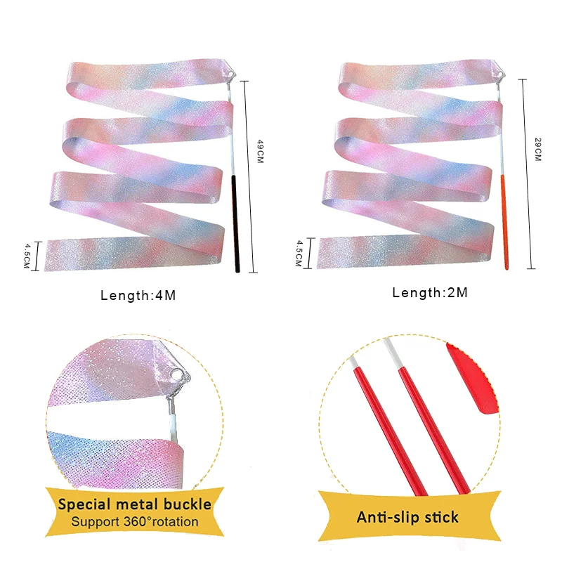 Ленты с мигающими звездами для спортзала 2 м/4 м | Спорт и развлечения