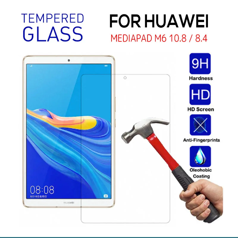 Закаленное стекло для huawei Mediapad M5 10 Pro M6 10,8 Защитная пленка для экрана планшета защитная пленка для huawei M6 8,4