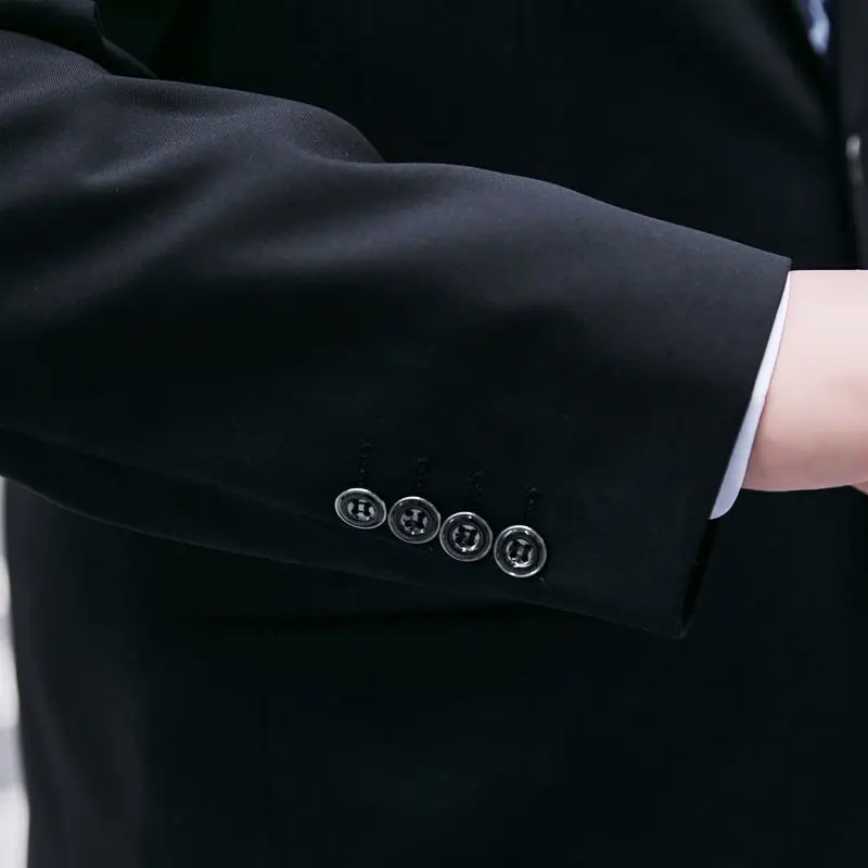 Костюм-тройка мужской из блейзера и брюк деловой для полного брата | Мужская