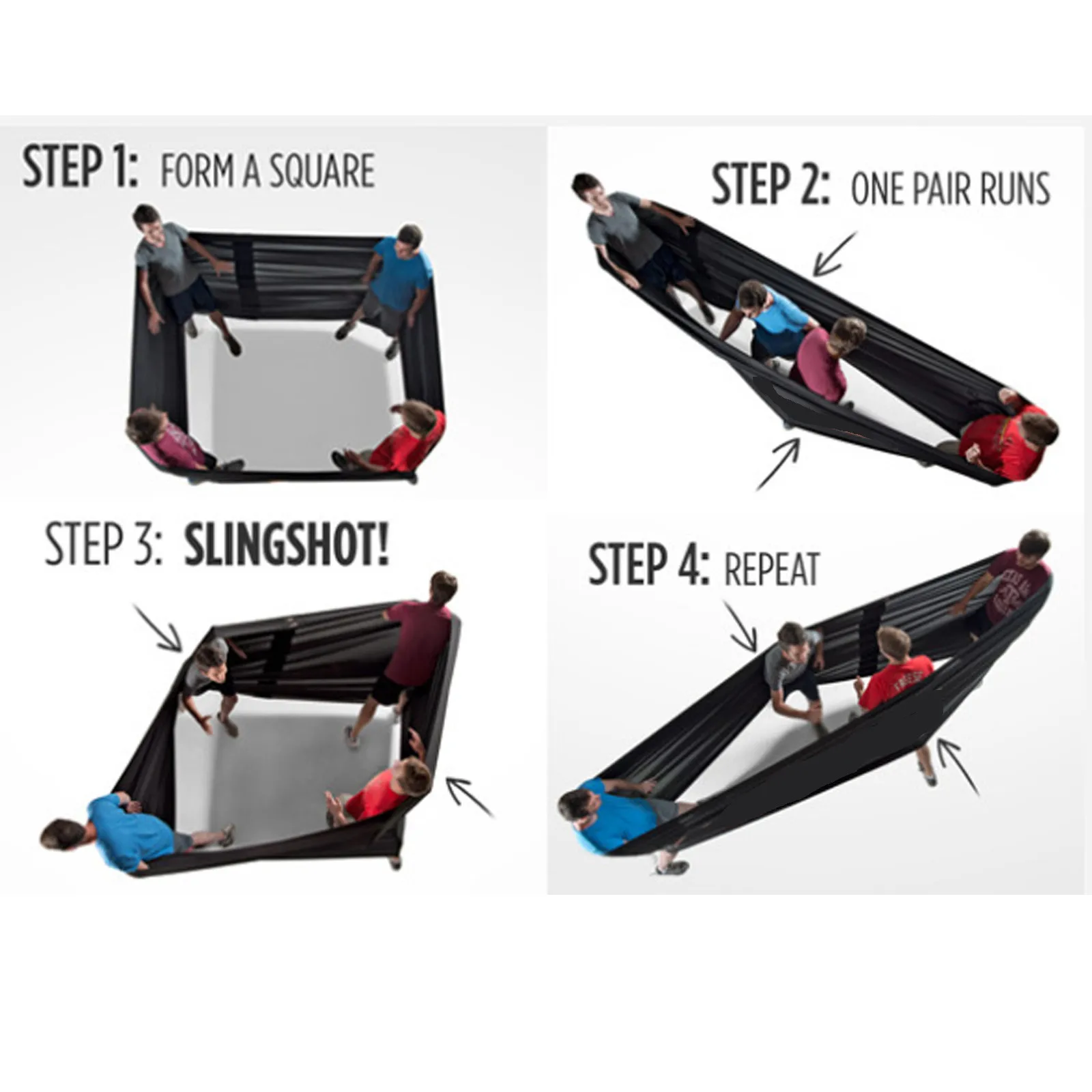 

New Type Lycra Tube Compression Ring Travel Ring 200*75CM Suitable For Gamesteam Building Training Interactive Blue Outdoor Toys