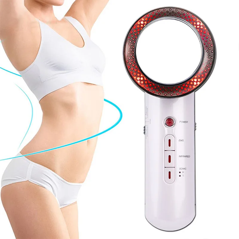 3 in 1 EMS Ultrasound Cavitation Device Electric Body Slimming Massager Fat Burner Infrared Therapy Ultrasonic | Красота и здоровье