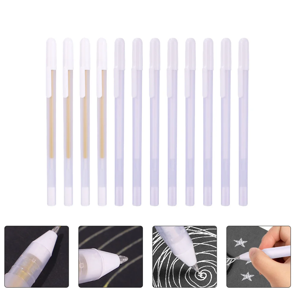 

12pcs Ink Pens Drawing Pens Colored Marker Doodling Pens Art Painting Tools