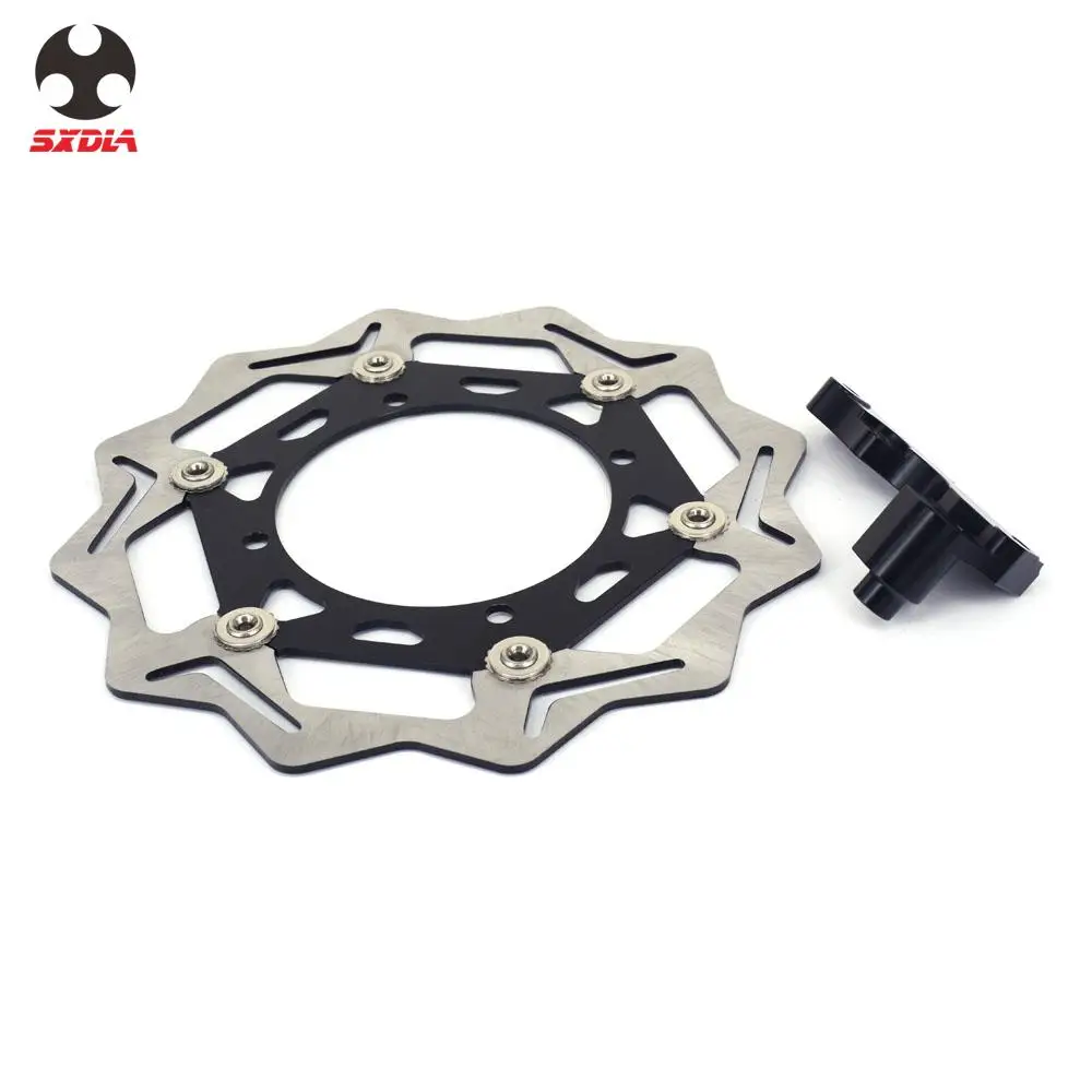 Мотоцикл 270 мм плавающие тормозные диски ротор с кронштейном для SUZUKI RMZ250 2007 2015 RMZ450