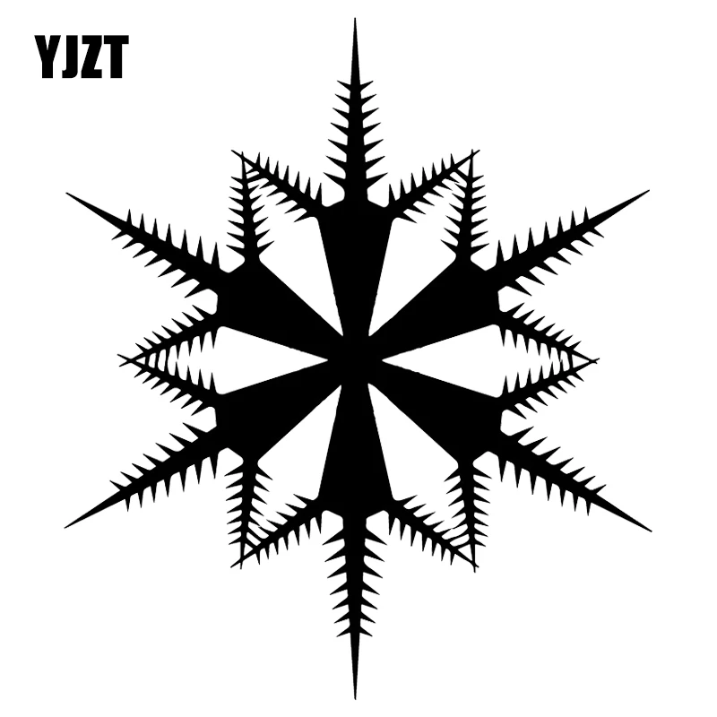 

YJZT x см виниловые переводные картинки со снежинками, индивидуальные Фотообои