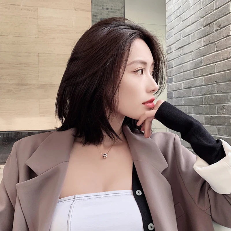 Роскошный известный бренд ювелирное изделие розовое золото из нержавеющей стали