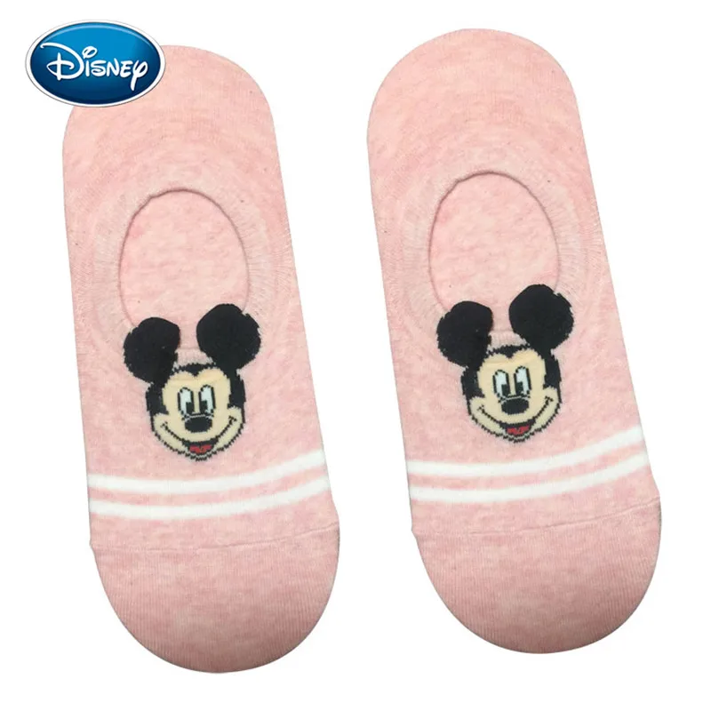 Disney короткие носки с рисунками на складе Силиконовое противоскользящее покрытие