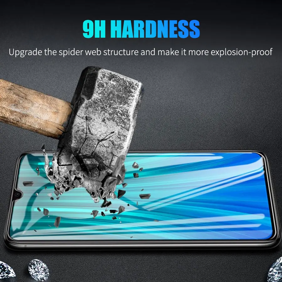 6D полное клеевое закаленное стекло премиум класса для Xiaomi Mi 10 9 8 10T 9T Pro Lite A3 Poco F1 F2 F3