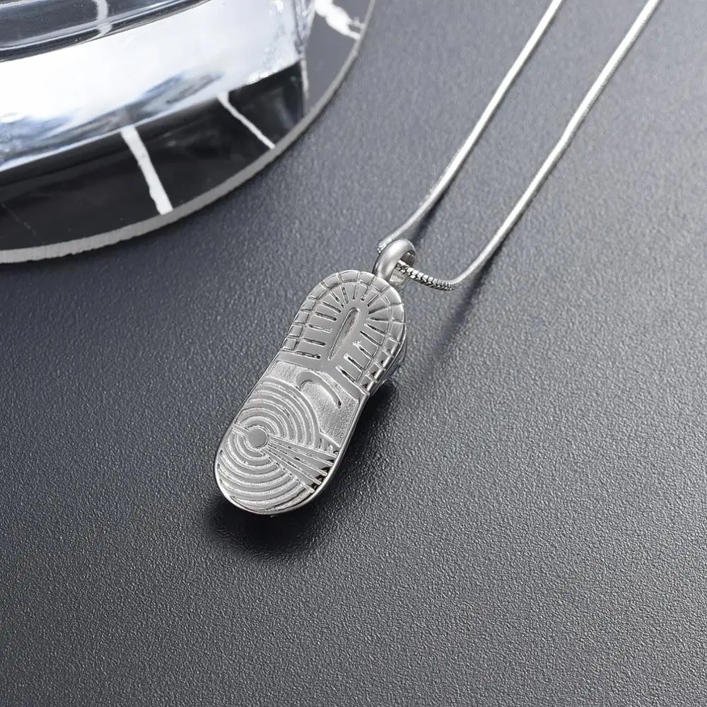 Кремационные украшения для золы подвеска в форме обуви колье из нержавеющей