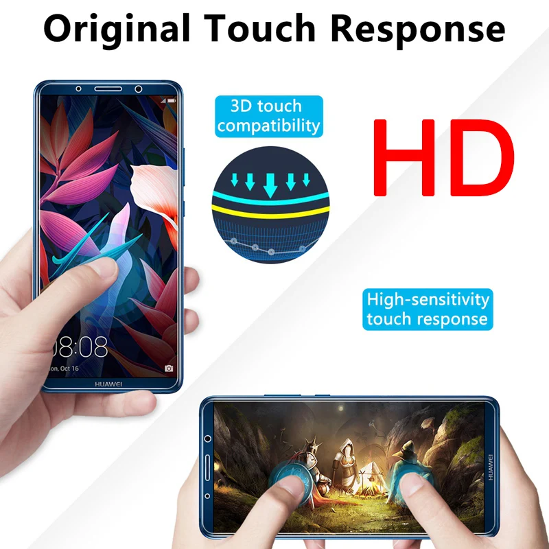 Взрывозащищенное Закаленное стекло для Huawei Y6 Pro 2019 Защита экрана Y9 Y5 Y7 Prime |