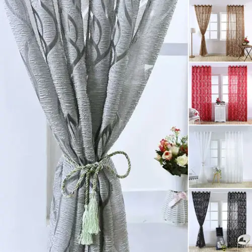 Занавеска на окно романтичная Тюлевая занавеска для кухни гостиной | Дом и сад