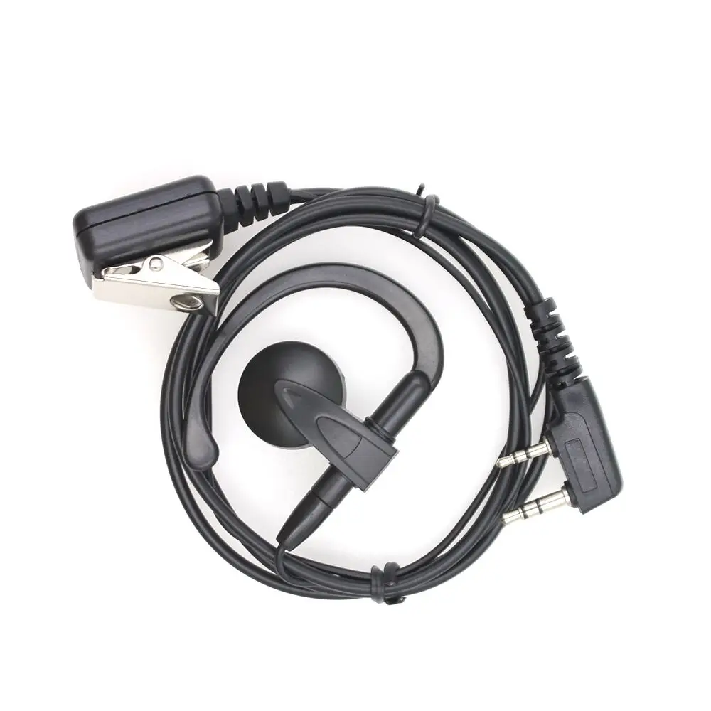 2 шт. G-образные наушники-вкладыши наушники толстый плетеный провод рация