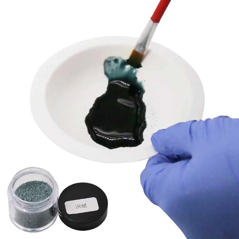 Темно-зеленый пигмент для окрашивания одежды перьев бамбука яиц 10 г | Дом и сад