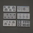 Силиконовые формы DIY эпоксидная смола ремесла ювелирных изделий инструмент геометрический ручной работы мини