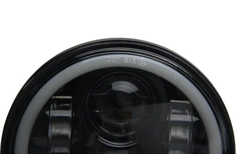 5-3/4 5,7" RGB Halo светодиодный налобный фонарь для мотоцикла DRL для уличного Боба, спортстера, Wide Glide, Dyna, Softail, Iron 883