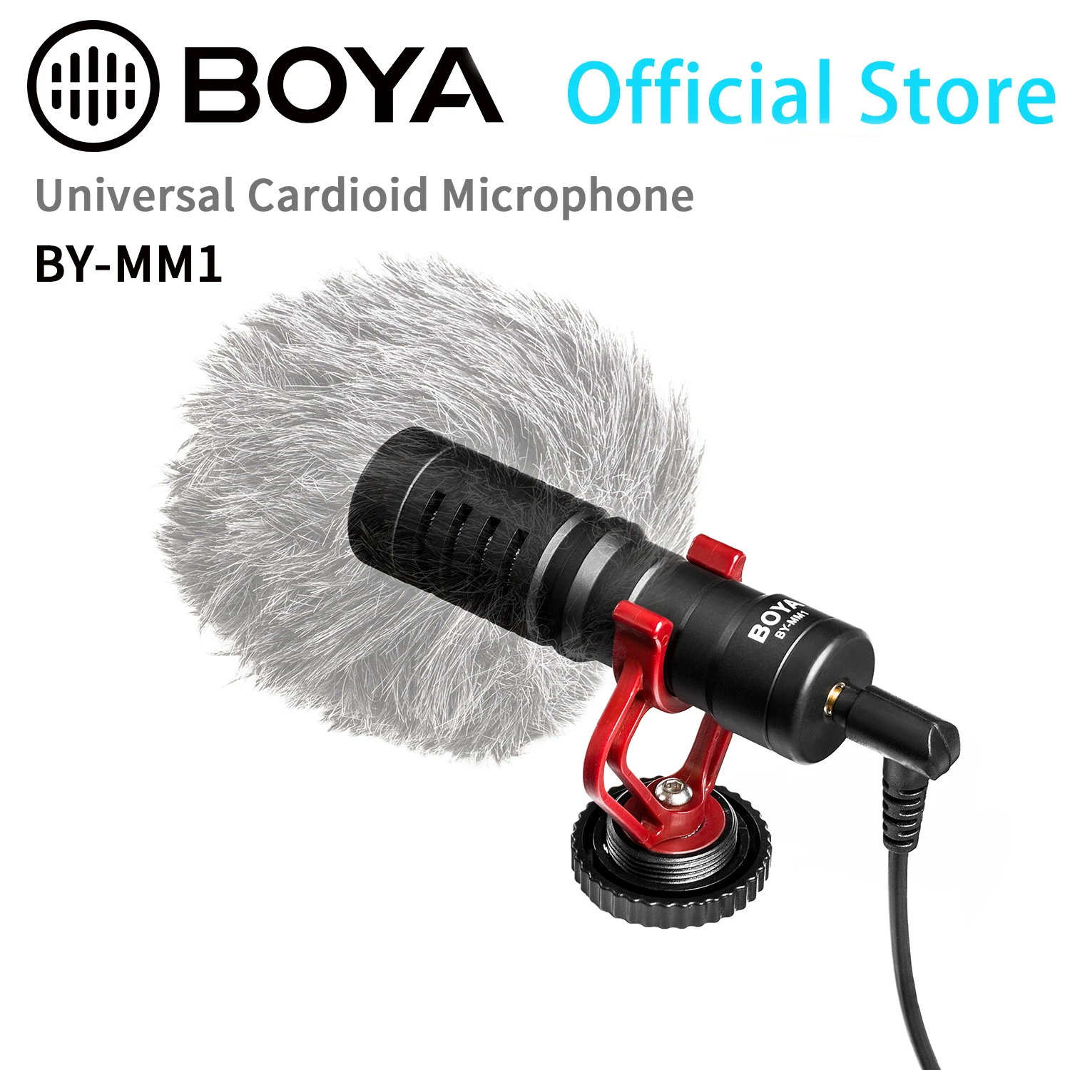 BOYA BY-MM1 профессиональный микрофон конденсаторный для ПК смартфонов Android запись