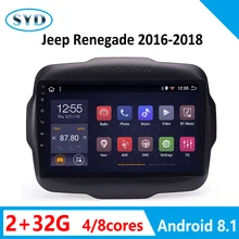 Gps навигационный плеер для JEEP Renegade автомобильный радиоприемник