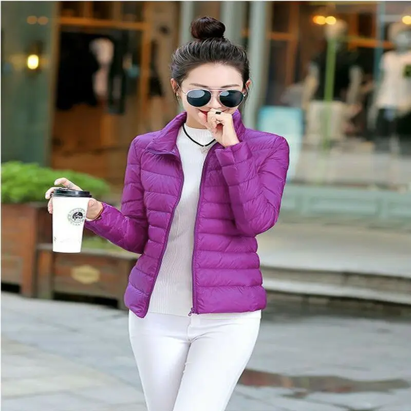 

Anti season autumn and winter fashion new lightweight cotton padded clothes women's short slim and versatile cotton padded