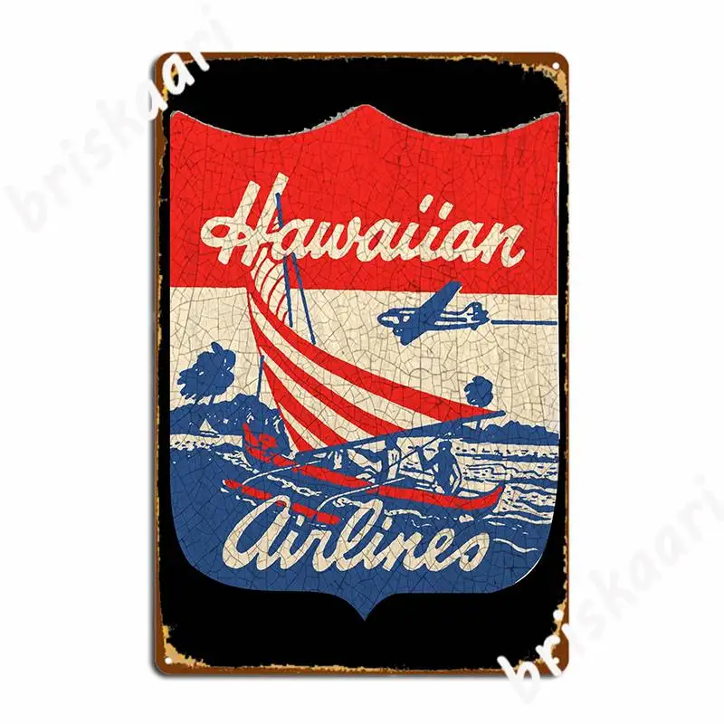 

Гавайские авиалинии США металлический знак украшение для вечерние клуба декор для стен оловянный знак плакаты
