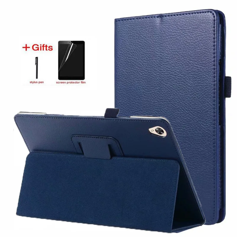 Чехол с текстурой личи из искусственной кожи (полиуретан) для Huawei MediaPad M6 10 8 SCM AL09/W09