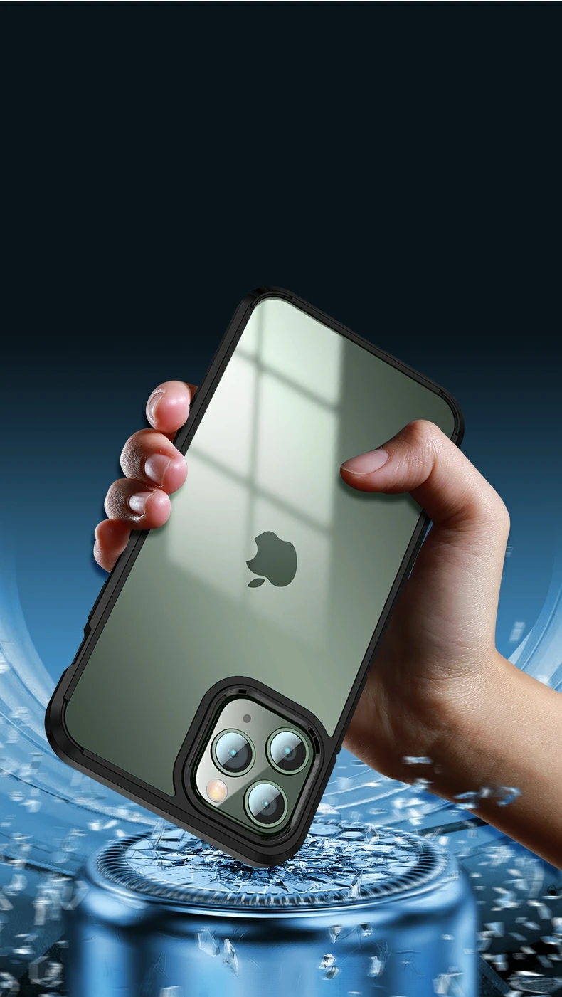 

Transparent Phone Case for IPhone 11 12 Pro Max Shockproof Clear Case for IPhone 12mini Camera Protector for IPhone 11 Pro Case